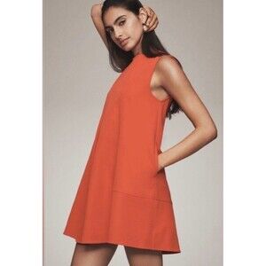 Maeve Red Sleeveless Swing Mini Dress Large Retro 60s Party Easter Date Night